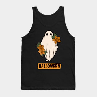 Halloween'Ghostly Bloom Tank Top